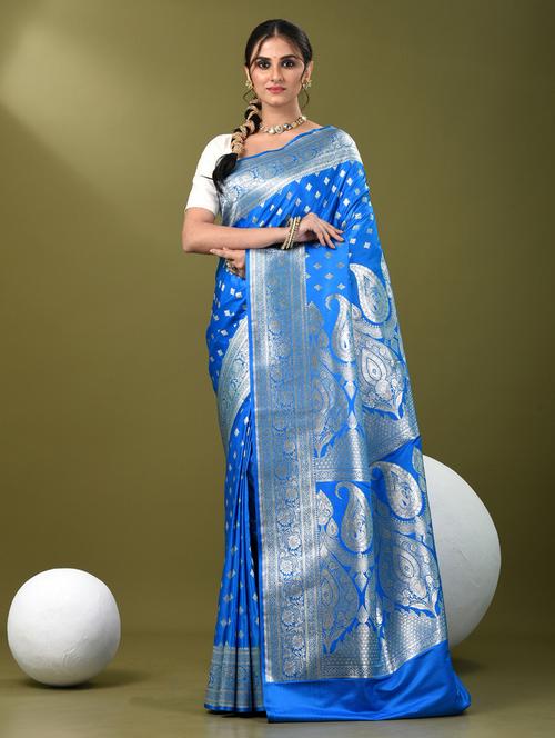 women self design banarasi saree with blouse - 21839744 - Standard Image - 0