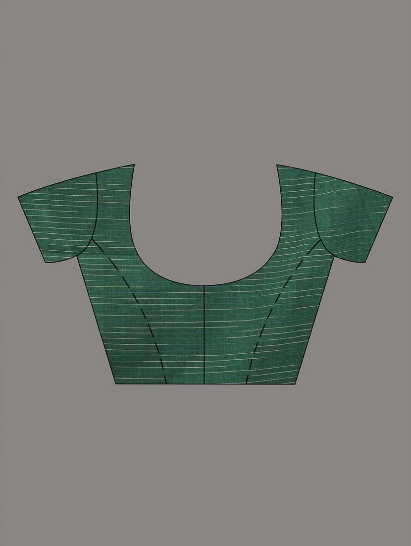 women green handloom saree with blouse - 21839766 -  Standard Image - 5