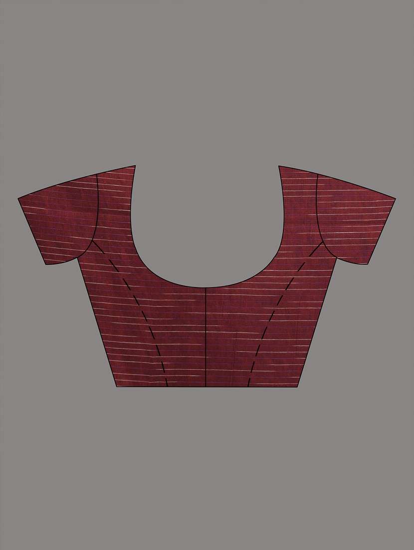 women maroon handloom saree with blouse - 21839783 -  Standard Image - 5