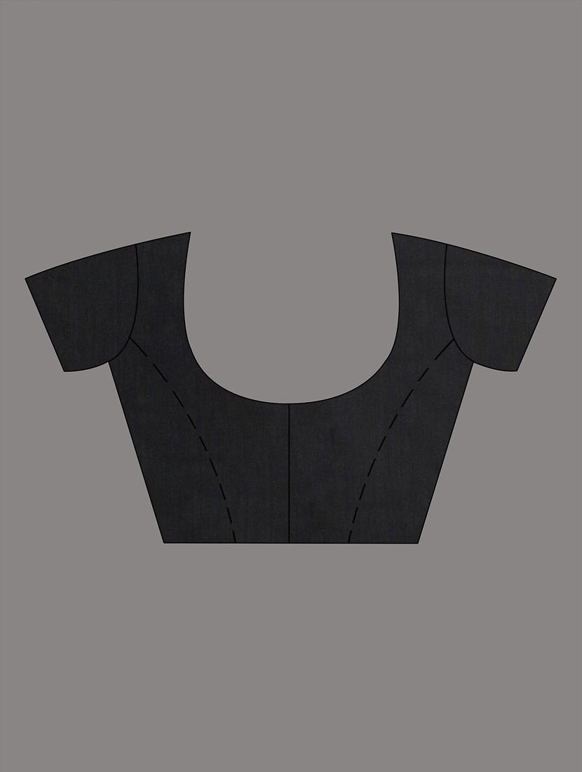 women solid handloom saree with blouse - 21839795 - Standard Image - 5