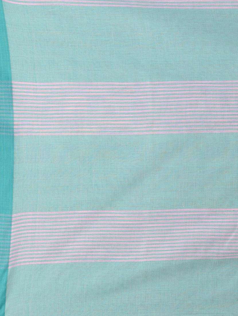 women striped handloom saree with blouse - 21839805 -  Standard Image - 5