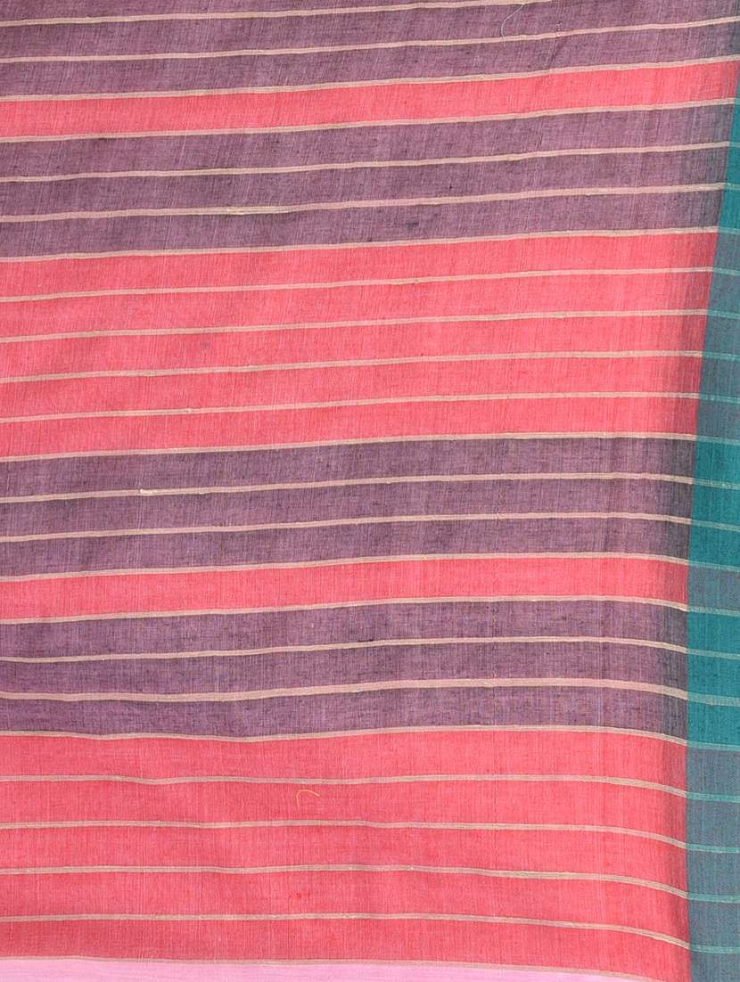 women pink handloom saree with blouse - 21839807 -  Standard Image - 5