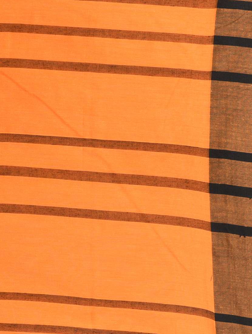 women orange handloom saree with blouse - 21839808 -  Standard Image - 5