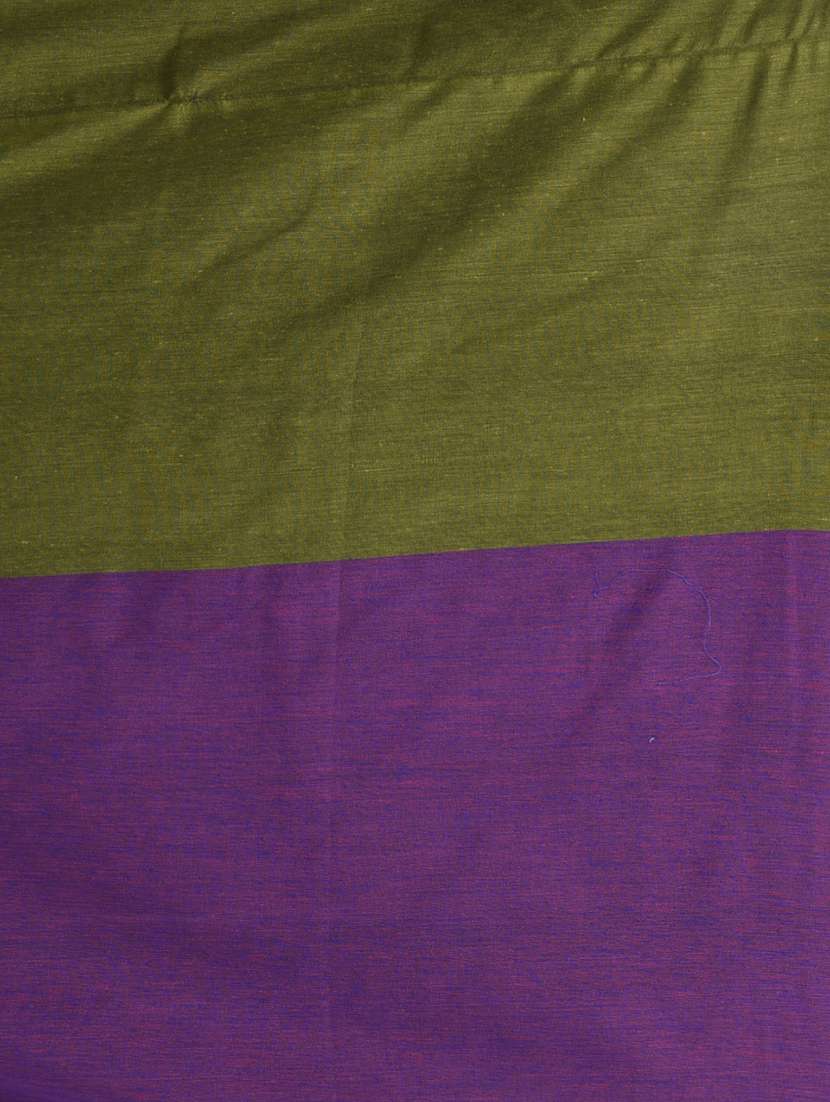 women solid handloom saree with blouse - 21839815 -  Standard Image - 5