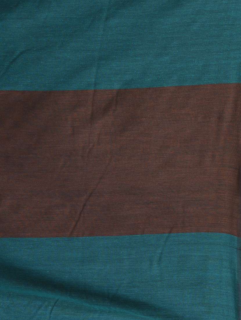 women striped handloom saree with blouse - 21839823 -  Standard Image - 5