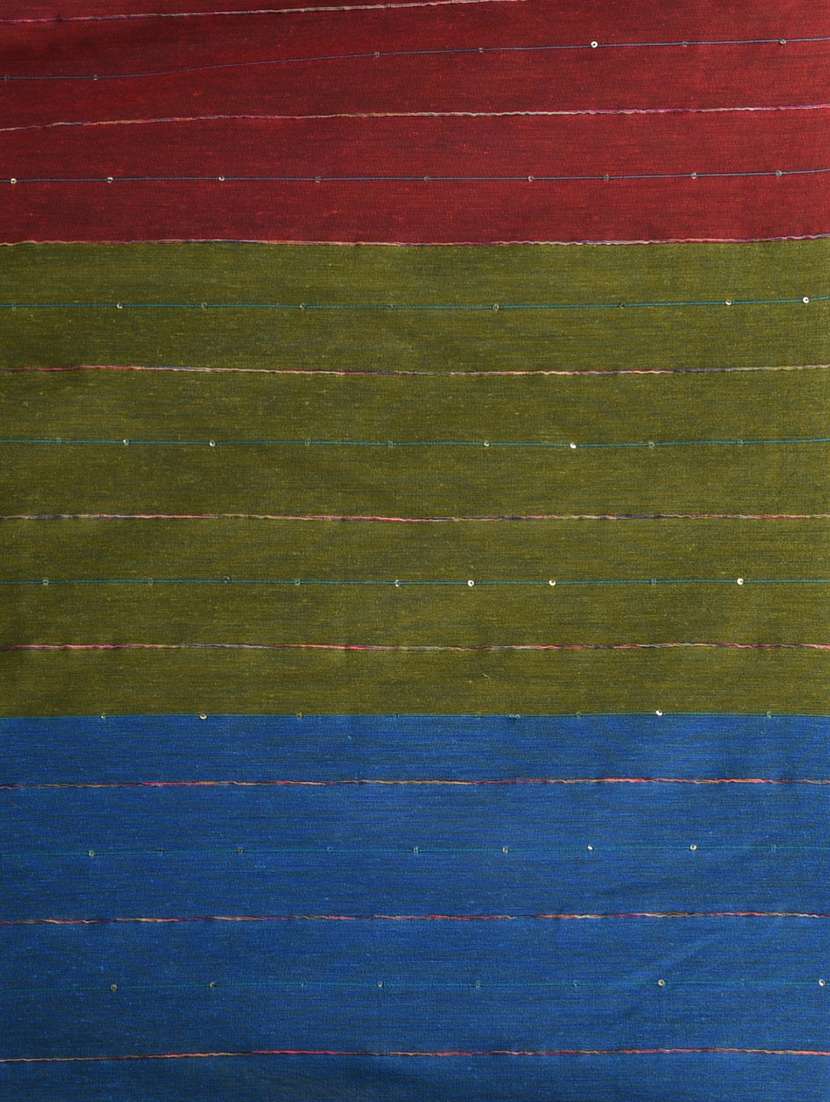 women striped handloom saree with blouse - 21839851 -  Standard Image - 5