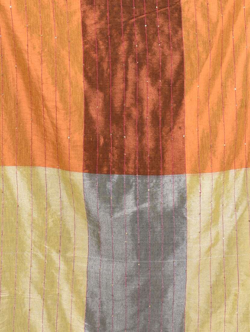 women grey handloom saree with blouse - 21839887 -  Standard Image - 5