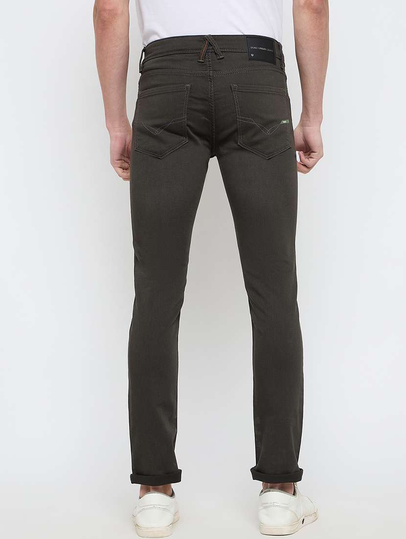 men solid mid rise slim fit jean - 21840043 -  Standard Image - 3