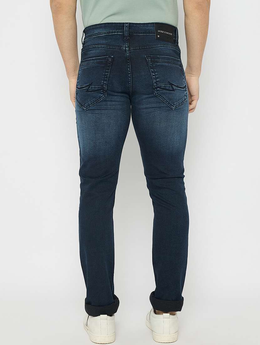 men solid mid rise slim fit jean - 21840045 -  Standard Image - 3