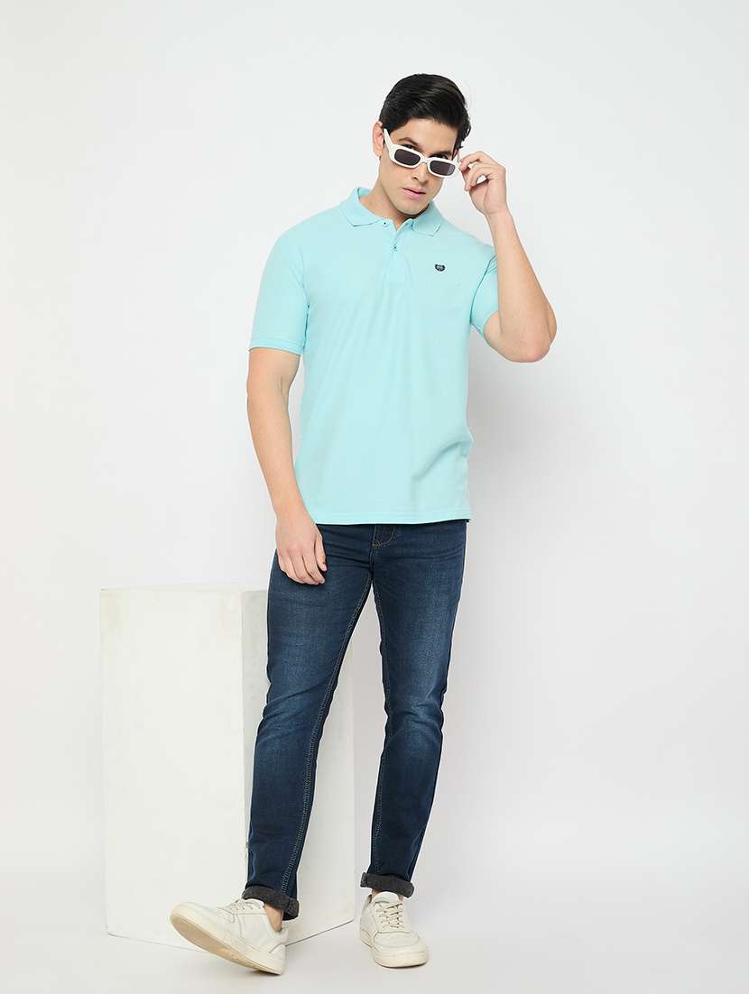 men solid mid rise skinny fit jean - 21840046 -  Standard Image - 5