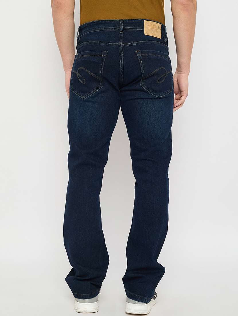men solid mid rise relaxed fit jean - 21840062 - Standard Image - 3
