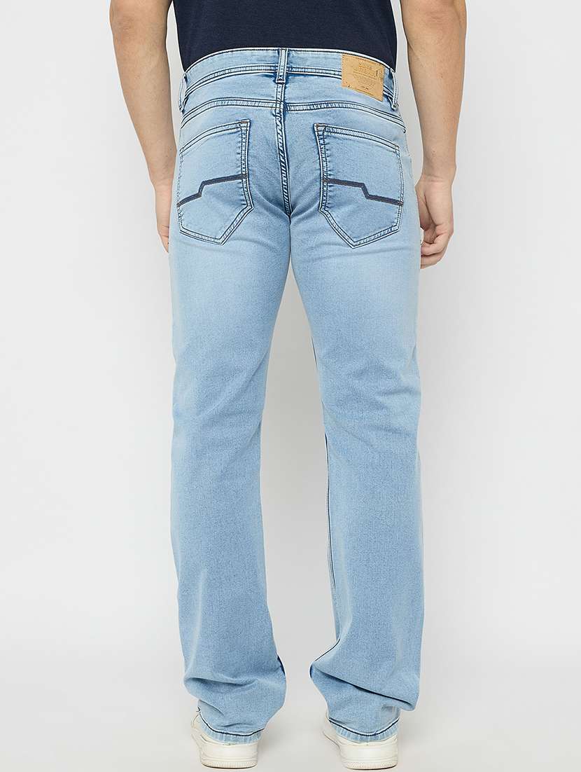 men solid mid rise relaxed fit jean - 21840064 -  Standard Image - 3