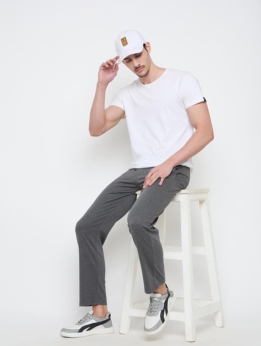 men mid rise full length track pant - 21840086 - Standard Image - 5