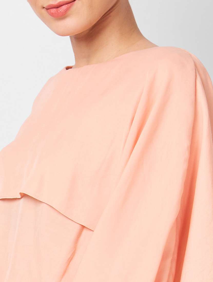 women solid long sleeves blouson top - 21840305 -  Standard Image - 3