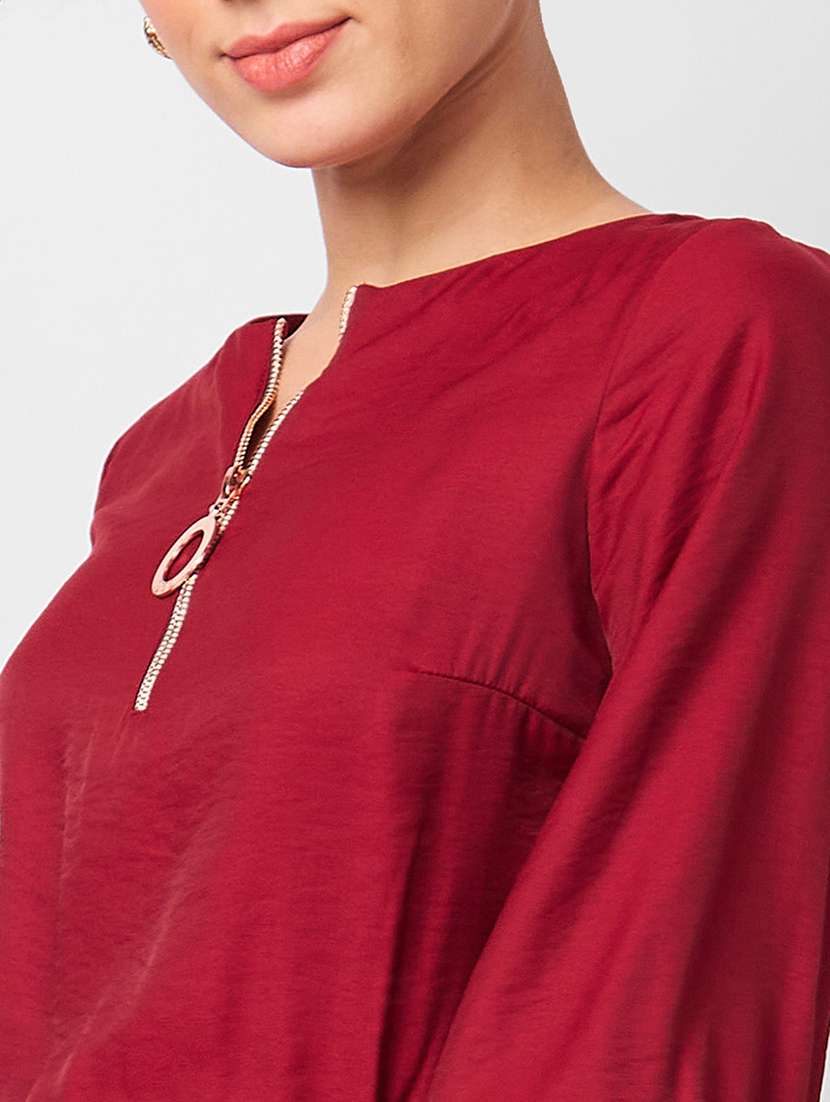 women solid round neck full length jumpsuit - 21840490 - Standard Image - 3