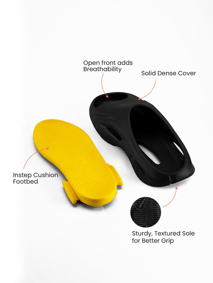 men black slip on slider - 21840511 - Standard Image - 5