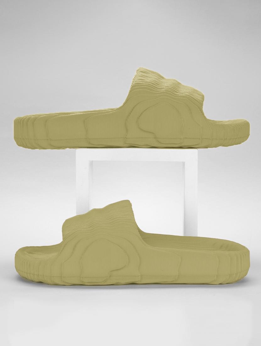 men solid slip on slider - 21840530 -  Zoom Image - 0