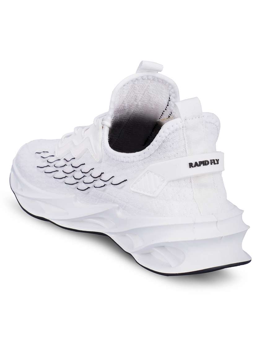 men white lace up sport shoe - 21840557 - Standard Image - 3