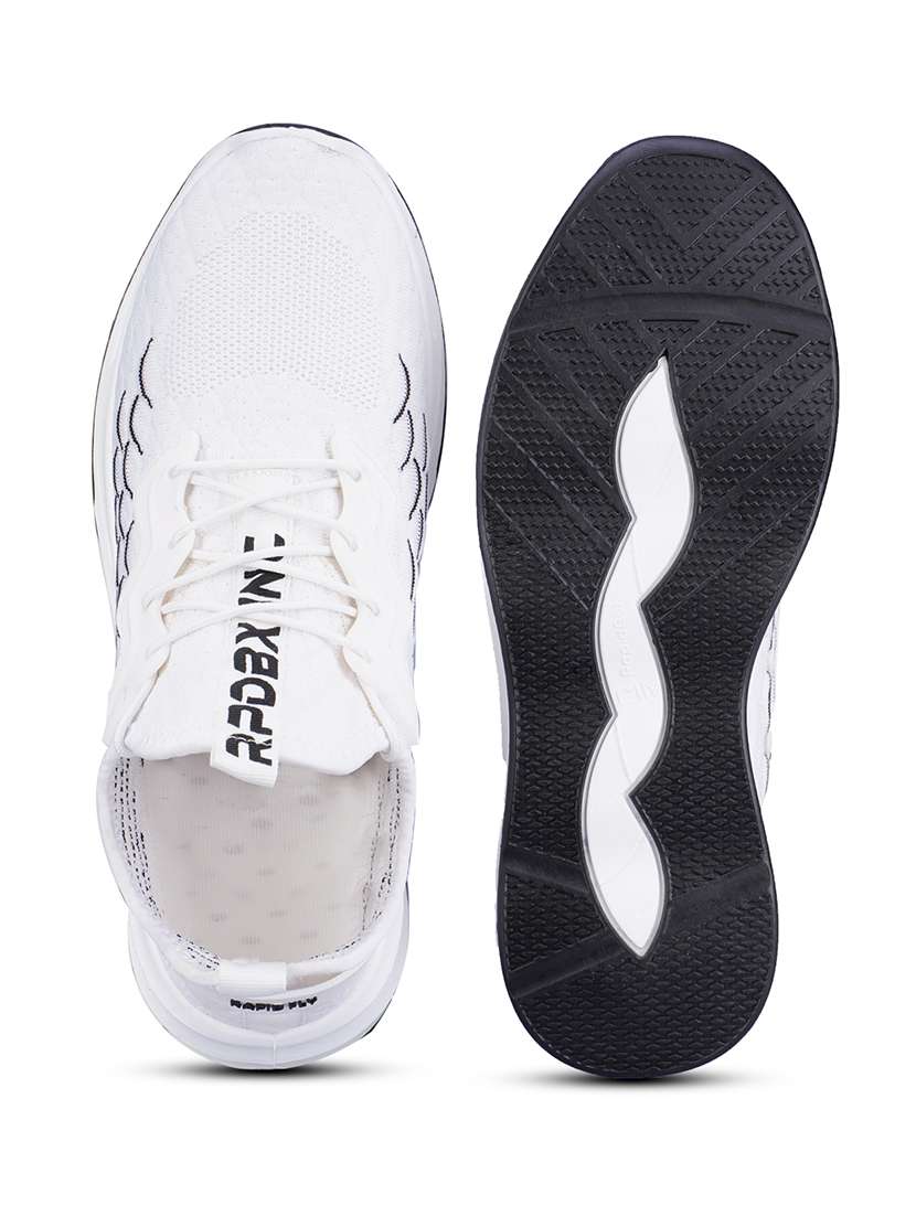 men white lace up sport shoe - 21840557 - Standard Image - 5