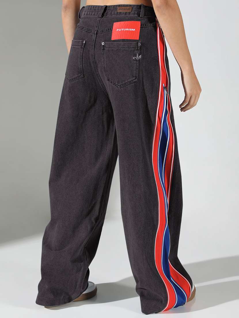 women tapered mid irse wid leg jean - 21840564 -  Standard Image - 3