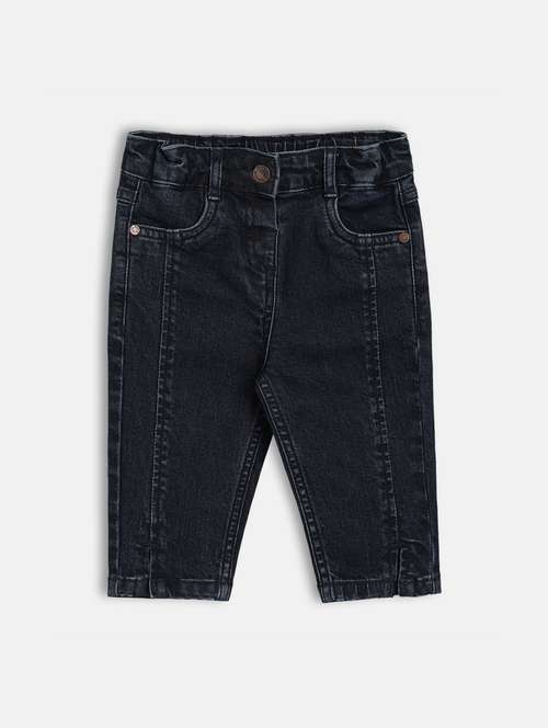 girls blue denim plain jean - 21841005 -  Standard Image - 0
