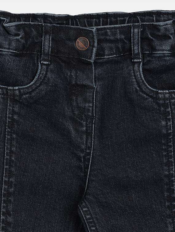 girls blue denim plain jean - 21841005 -  Standard Image - 3