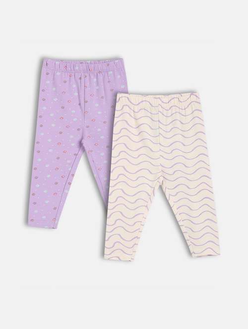 girls pack of 2 printed legging - 21841032 -  Standard Image - 0