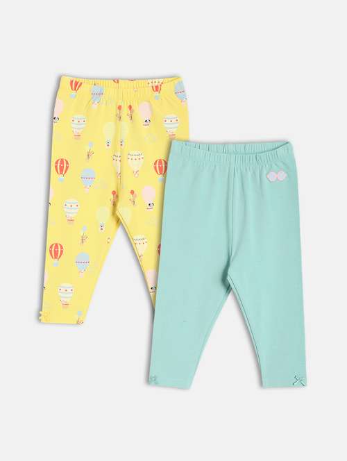 girls pack of 2 printed legging - 21841040 -  Standard Image - 0