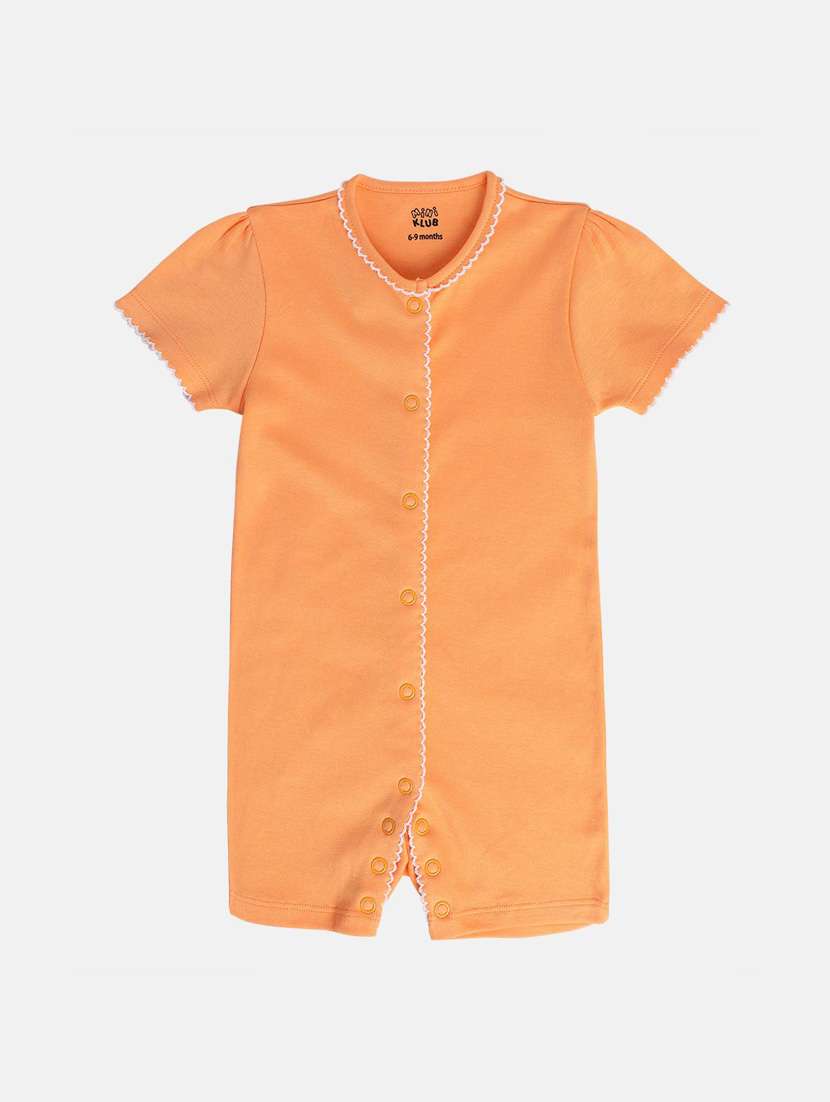 kids pack of 2 solid romper - 21841050 -  Standard Image - 3