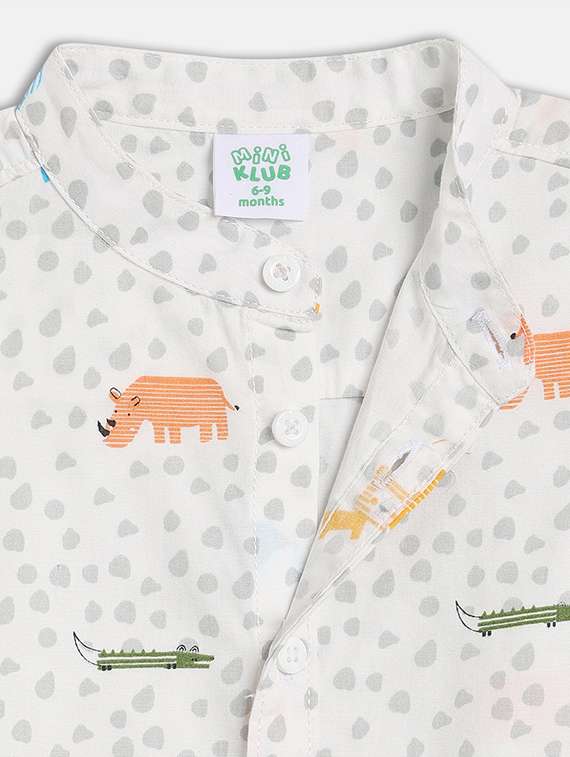 kids printed collared short sleeves t-shirt - 21841088 -  Standard Image - 3