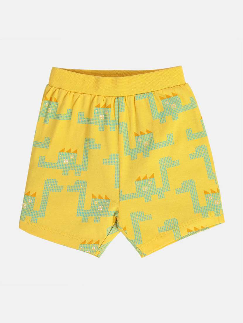 kids pack of 2 printed mid rise shorts  - 21841114 -  Standard Image - 3