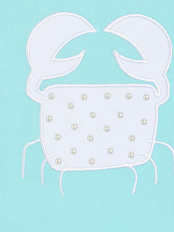 girls front print round neck t-shirt - 21841192 -  Standard Image - 3