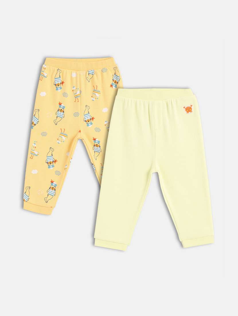 girls pack of 2 printed legging