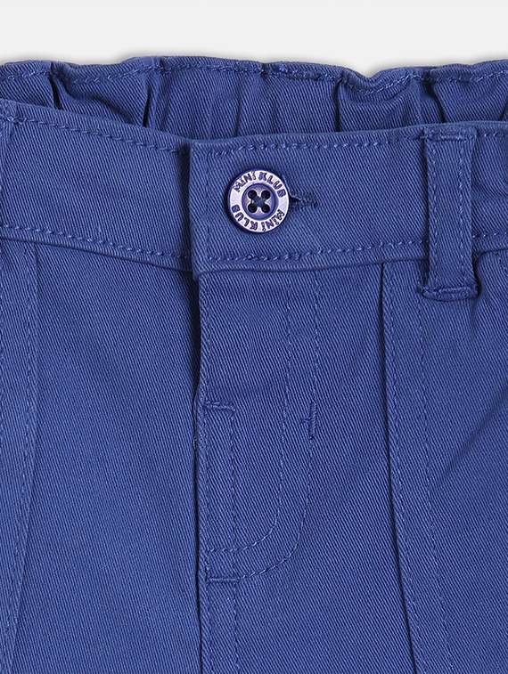 boys blue solid mid rise trouser - 21841215 -  Standard Image - 3