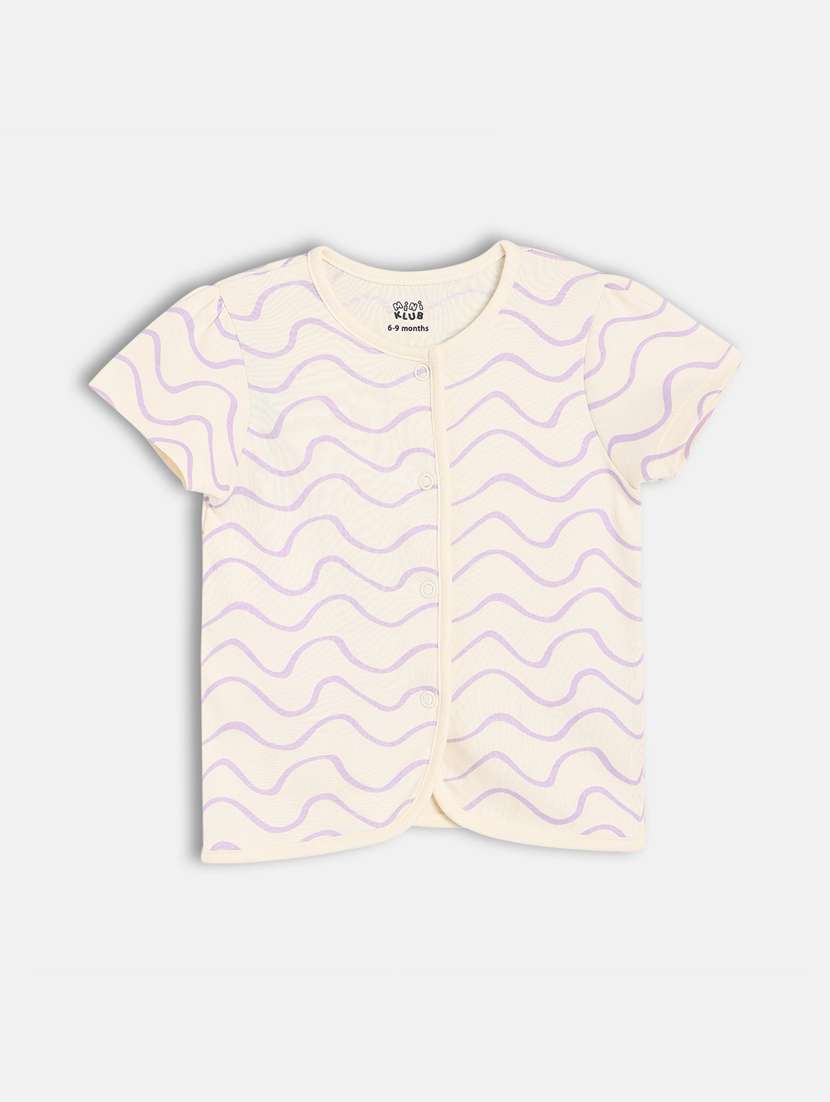 girls pack of 2 printed round neck t-shirt - 21841264 -  Standard Image - 3