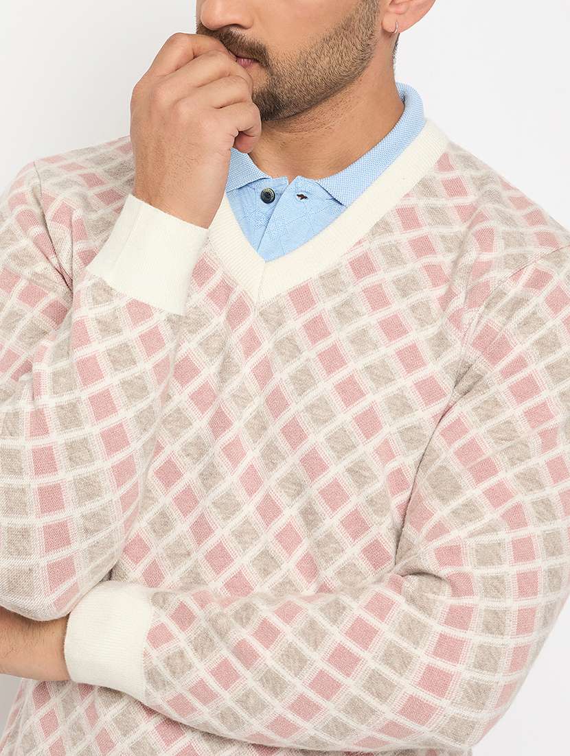 men pullover long sleeve color block - 21841417 -  Standard Image - 3