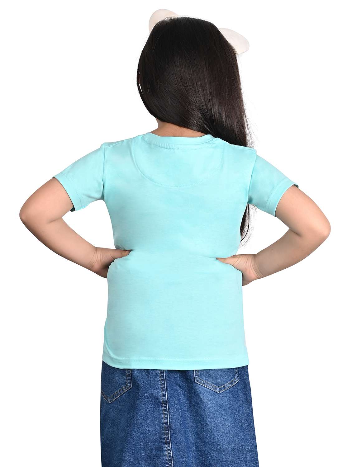 girls graphic printed short sleeve t-shirt - 21841425 -  Standard Image - 3