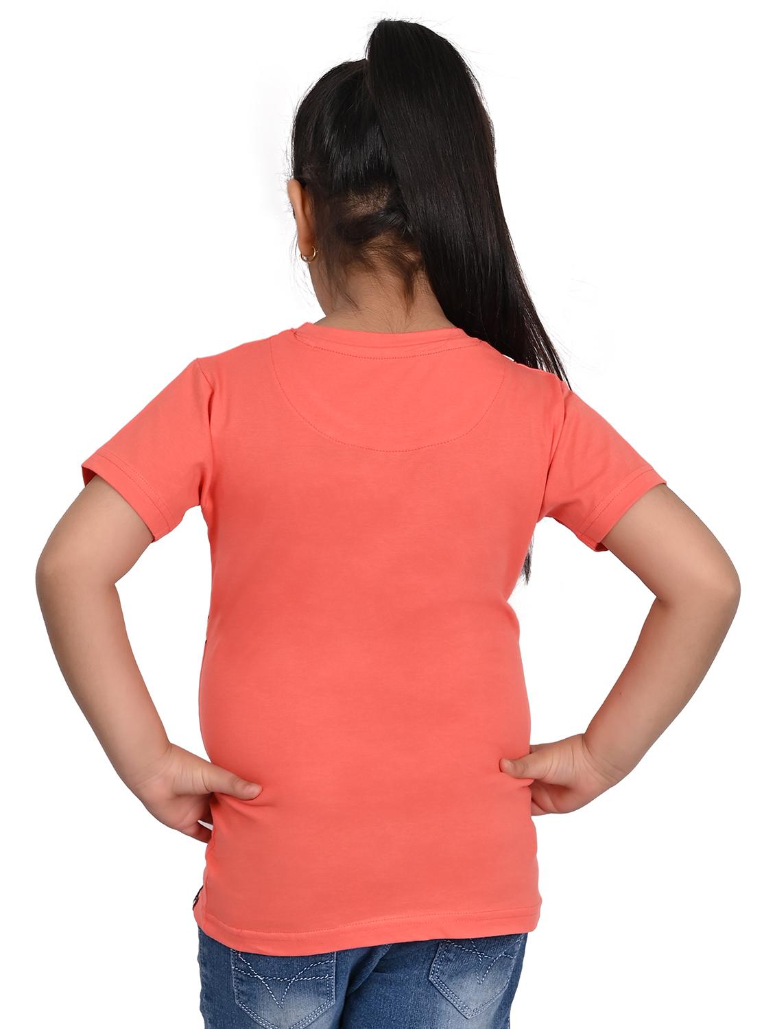 girls graphic printed short sleeve t-shirt - 21841428 - Standard Image - 3