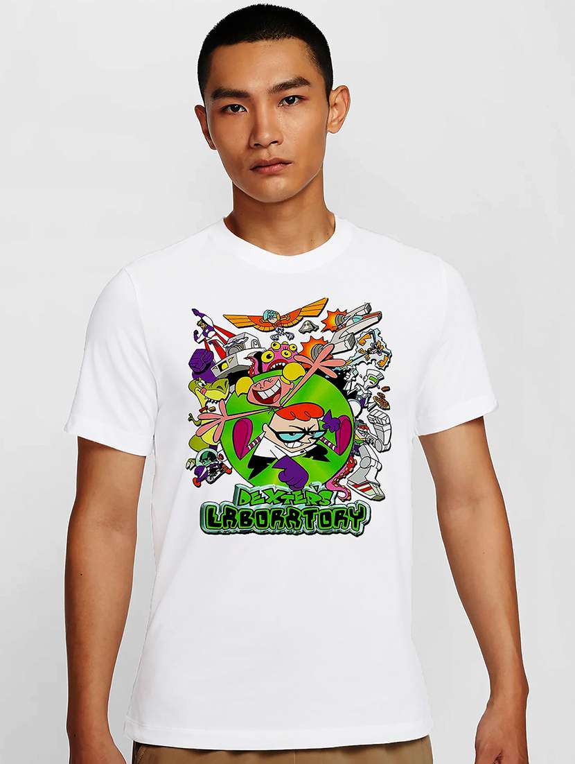 men white round neck regular fit t-shirt - 21841578 -  Zoom Image - 0