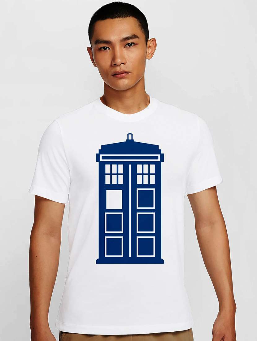 men white round neck regular fit t-shirt - 21841586 - Zoom Image - 0