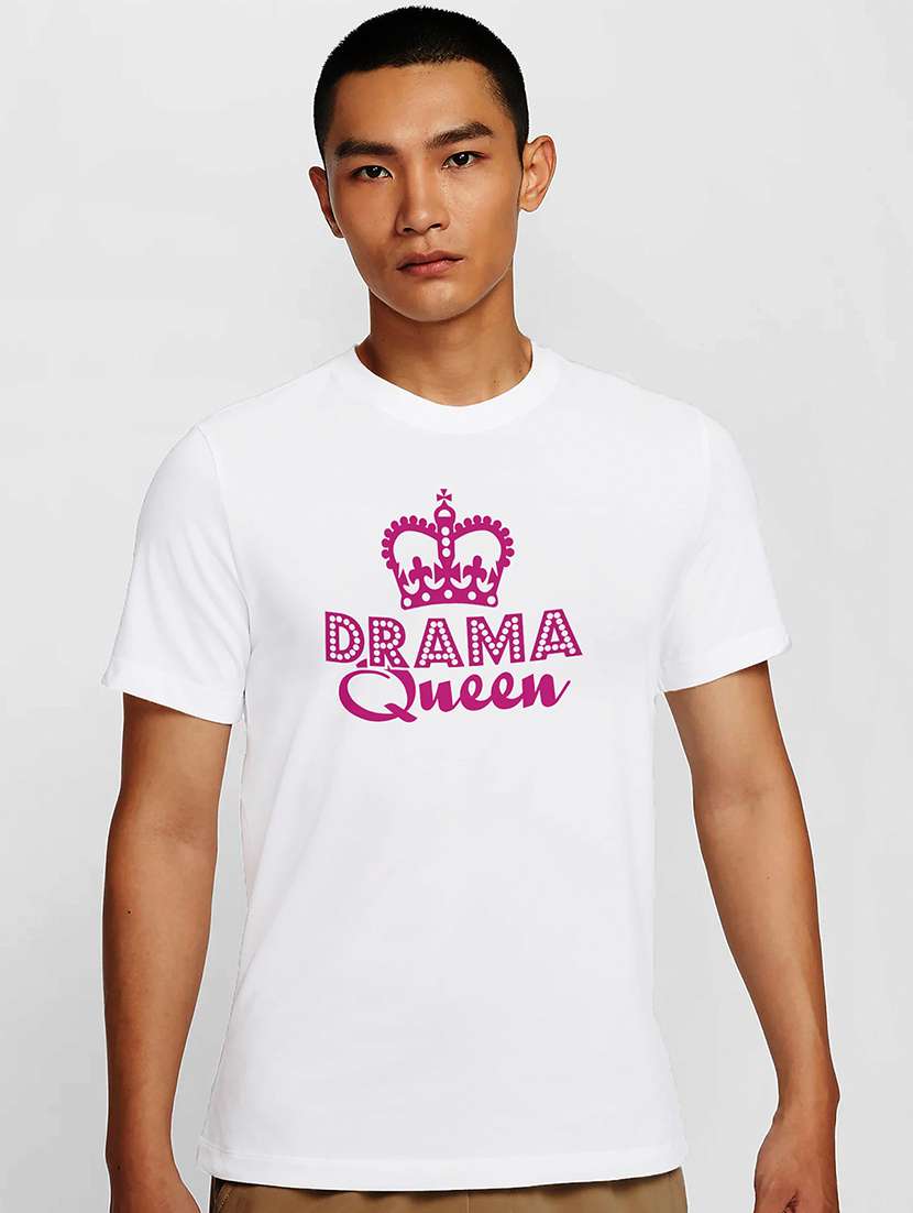 men white round neck regular fit t-shirt - 21841591 -  Zoom Image - 0