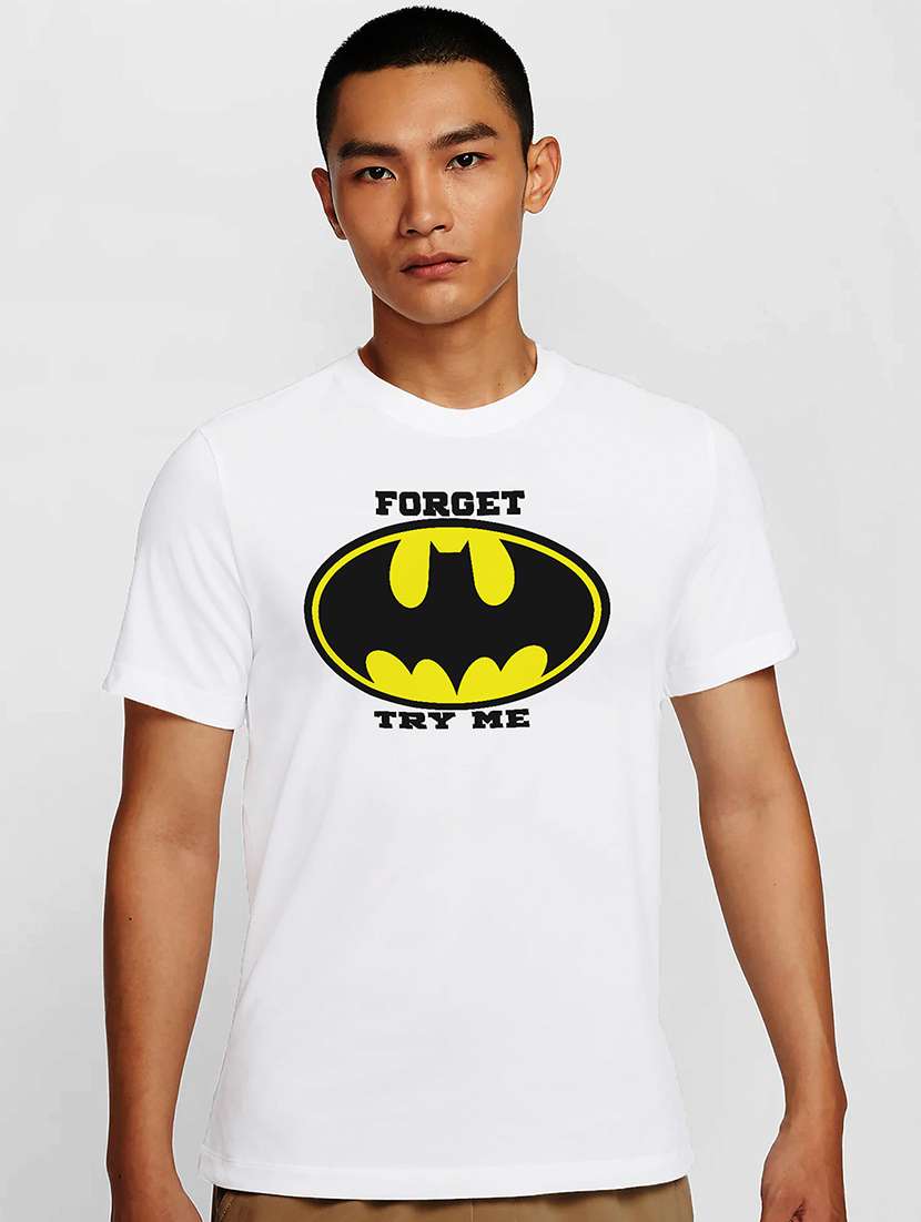 men white round neck regular fit t-shirt - 21841633 - Zoom Image - 0