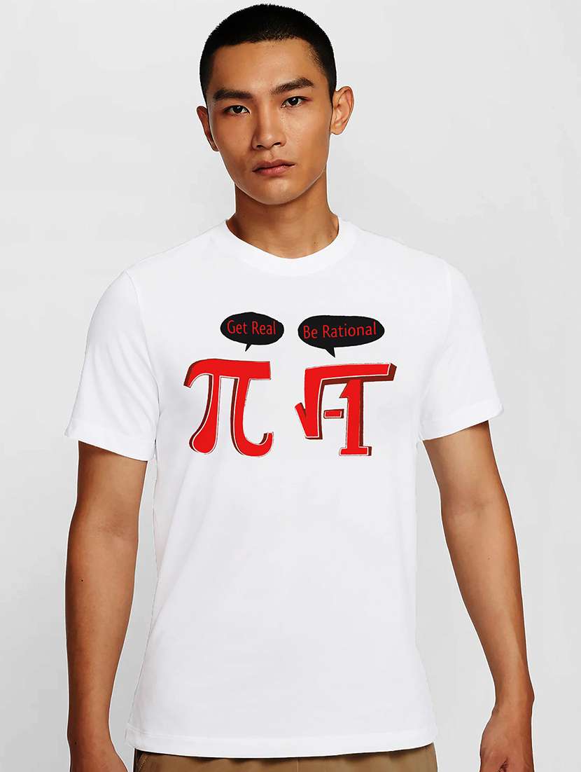men white round neck regular fit t-shirt - 21841748 - Zoom Image - 0