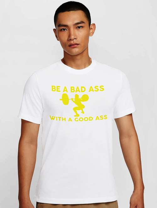 men white round neck regular fit t-shirt - 21841757 -  Standard Image - 0