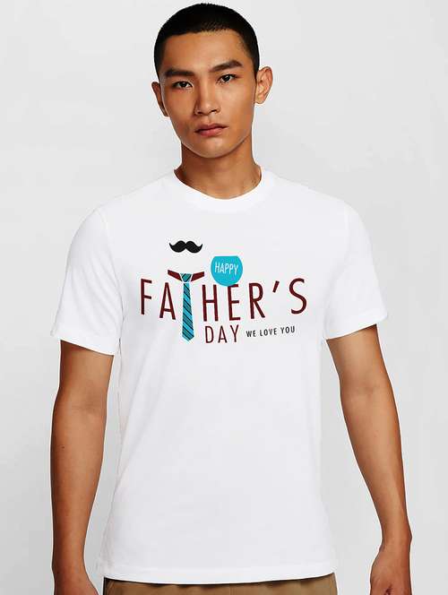 men white round neck regular fit t-shirt - 21841771 -  Standard Image - 0