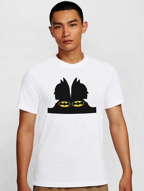 men white round neck regular fit t-shirt - 21841823 -  Standard Image - 0