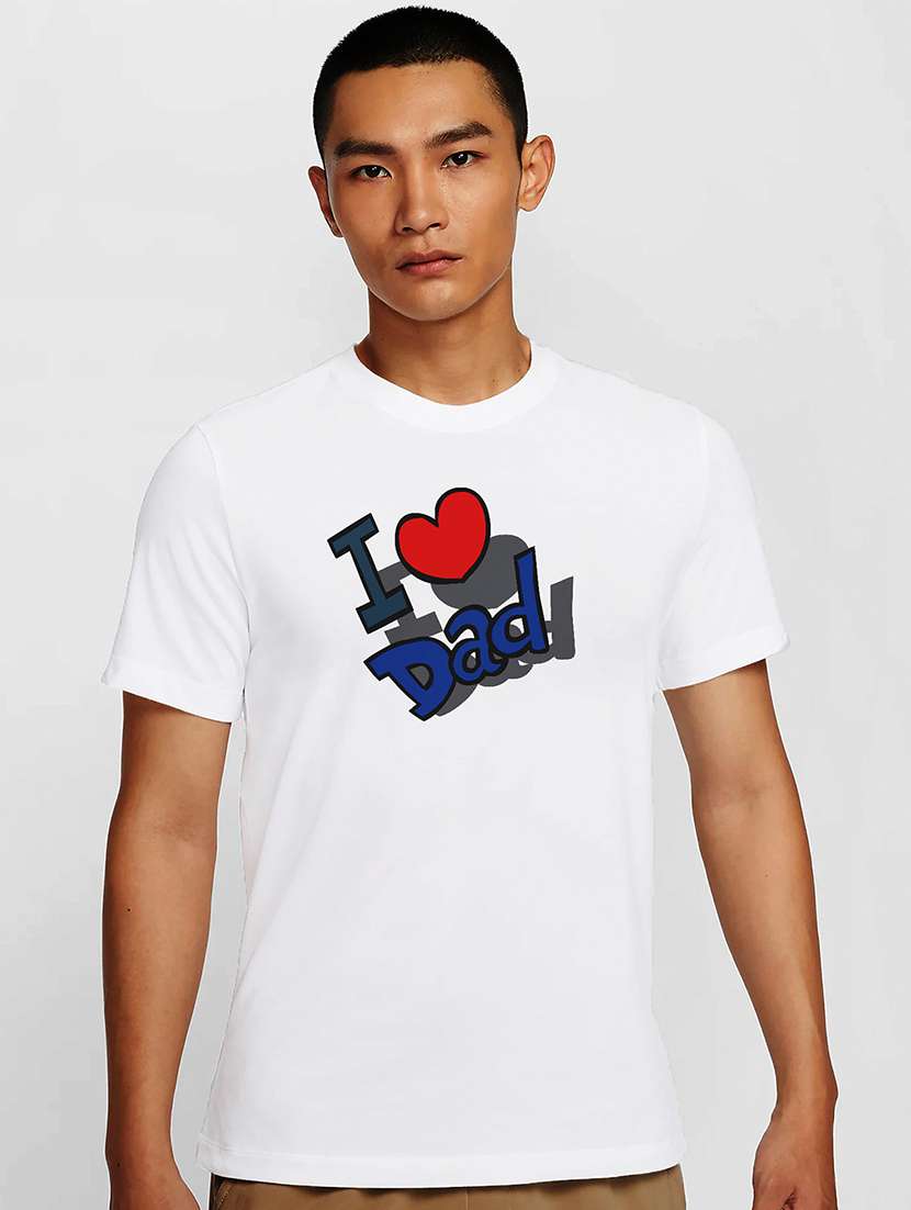 men white round neck regular fit t-shirt - 21841828 -  Zoom Image - 0