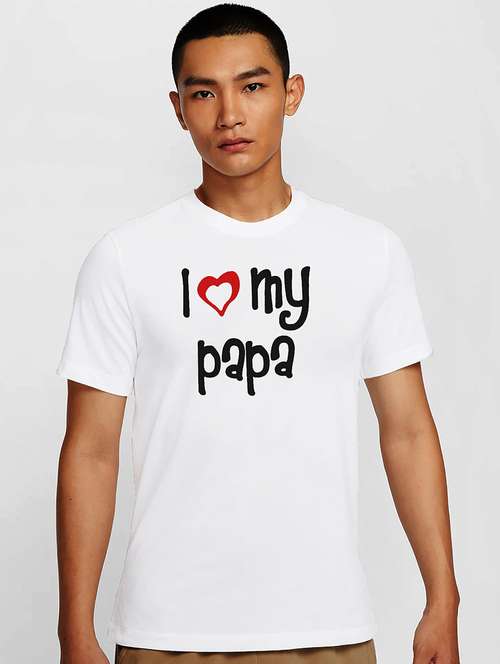 men white round neck regular fit t-shirt - 21841835 -  Standard Image - 0