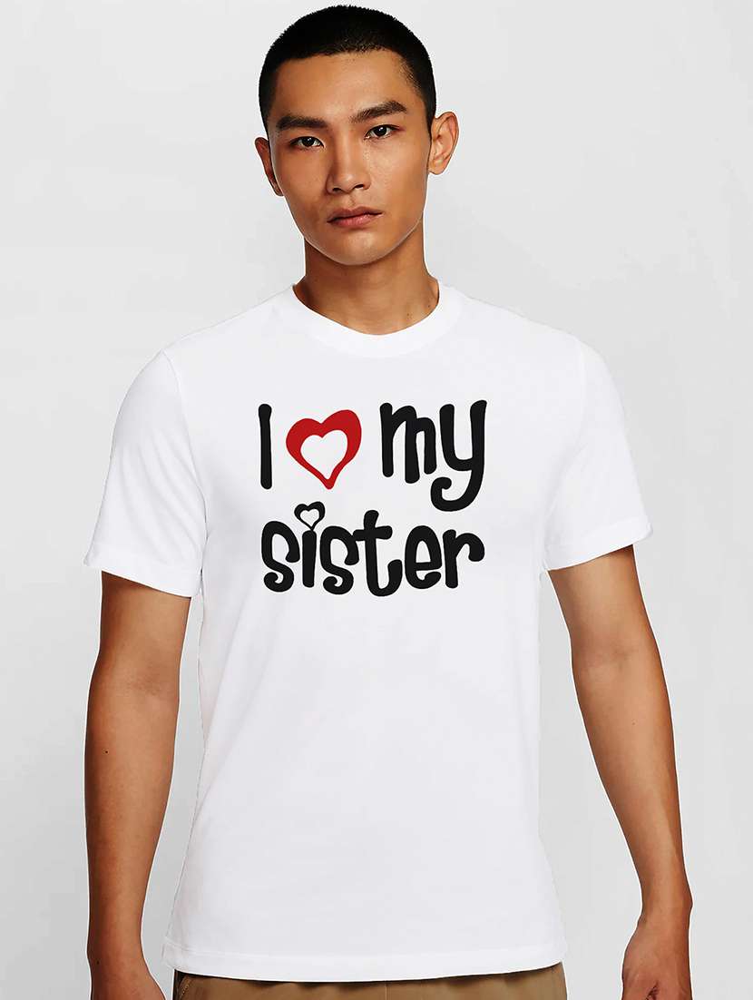 men white round neck regular fit t-shirt