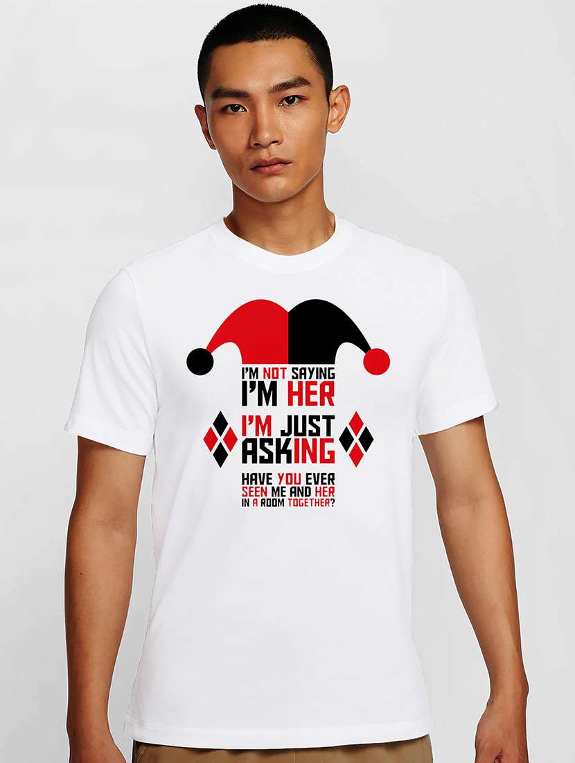 men white round neck regular fit t-shirt - 21841858 -  Zoom Image - 0